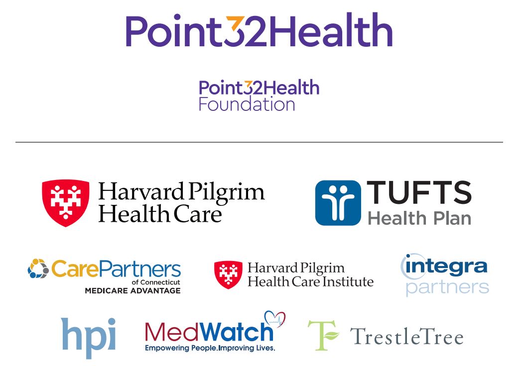 Logos from the Point32Health Family of Companies