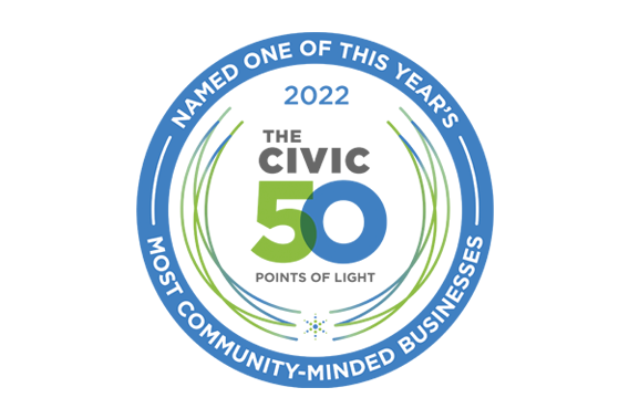 Points of Light The Civic 50 badge