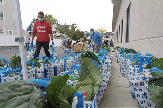 Addressing food insecurity with community partners Cambridge Health Alliance and the Greater Boston Food Bank