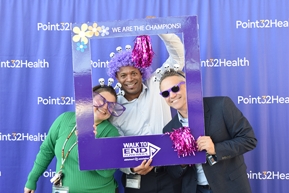 Point32Health colleagues at the Walk to End Alzheimer's