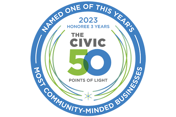 Points of Light The Civic 50 Badge - 2023