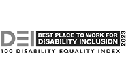 We have been named a best place to work for disability inclusion by Disability:IN and the American Association of People with Disabilities (AAPD).
